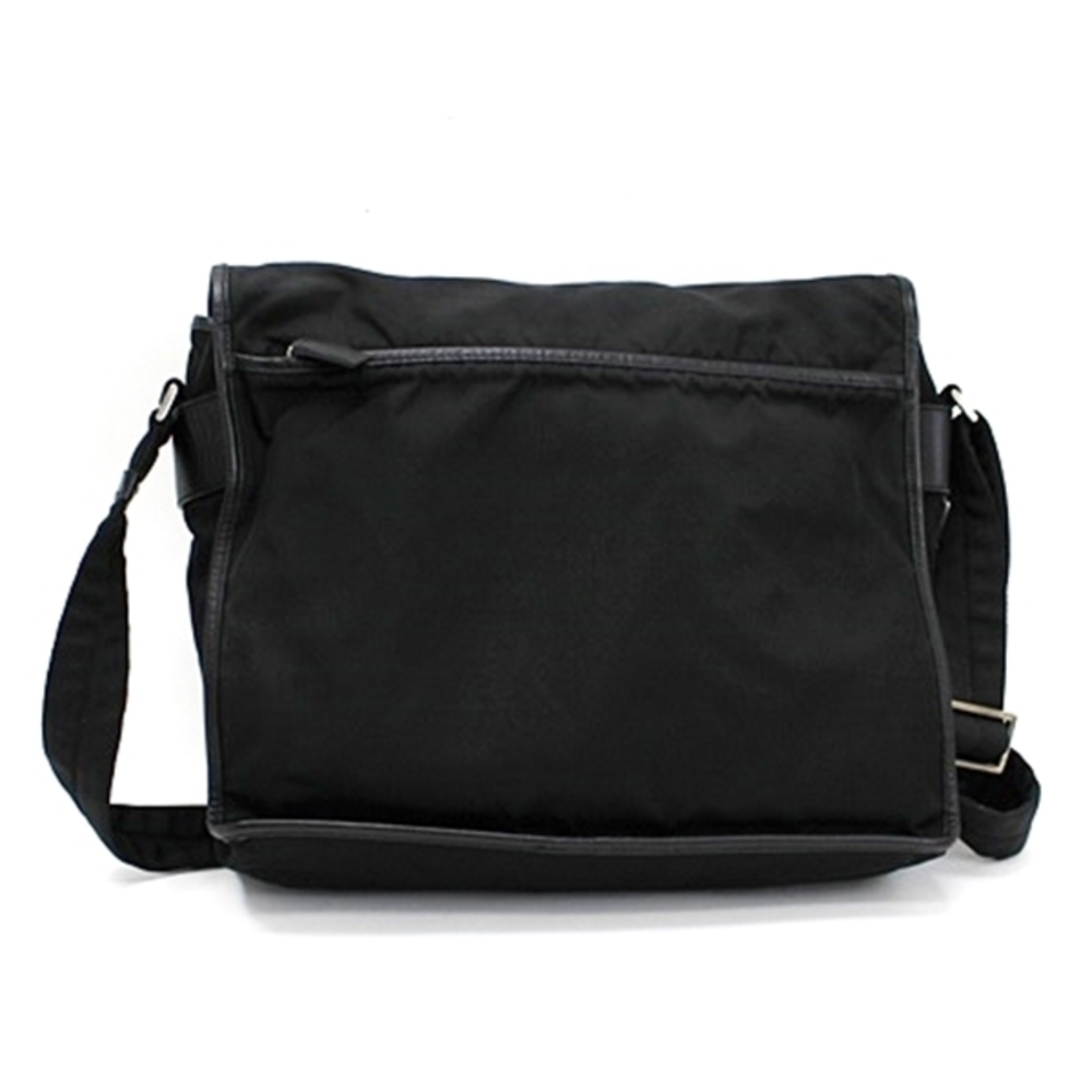 Prada Shoulder Messenger Triangular Plate Black - image 2
